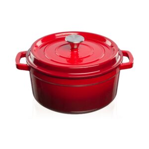 Grand Feu pot, red, 4.7 l
