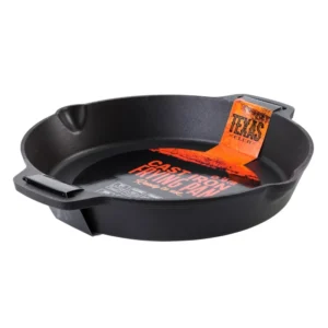 Round cast-iron pan