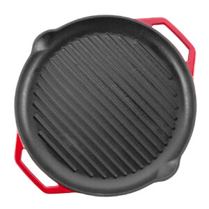 Grand Feu griddle pan, red