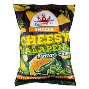 Potato chips with cheese and jalapeño, 150 g
