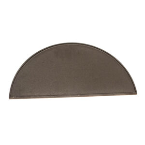 Half-moon cast iron plate