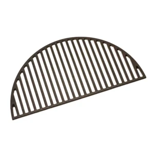 Half-moon cast iron grate