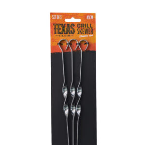 Stainless steel skewer set 3 pcs.